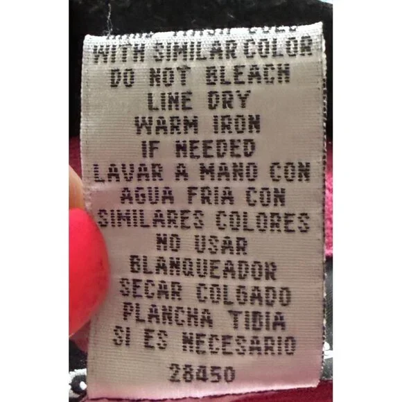 Sag Harbor Womens Pink Button Down Linen Shirt L Long/Half Sleeve Casual Vacay - Picture 6 of 7